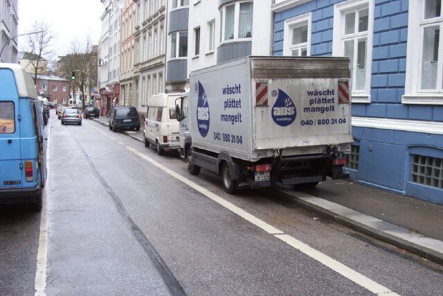 Alltagsnetz Radverkehr Altona in Straßen - Klausstraße