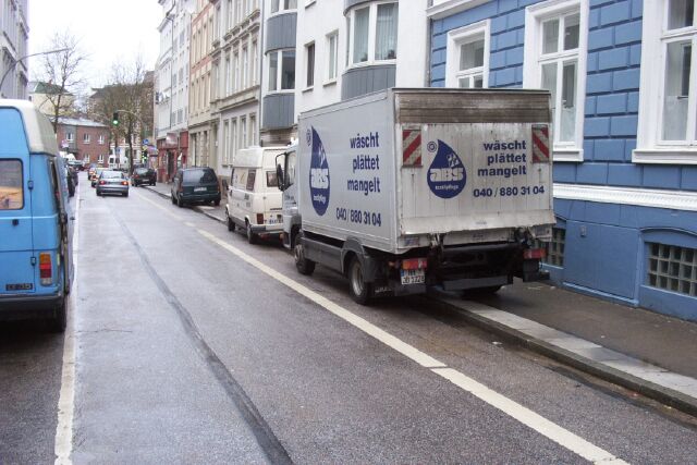 Alltagsnetz Radverkehr Altona in Straßen - Klausstraße