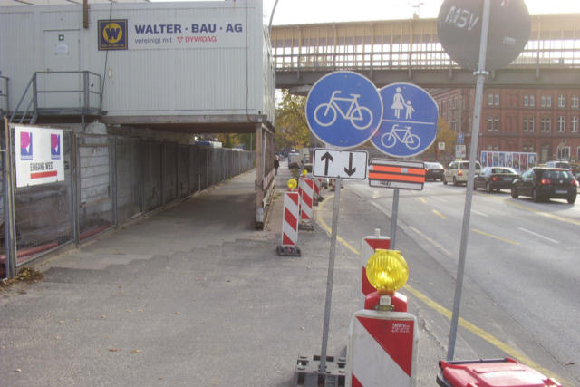 Karolinenstraße im Oktober 2004