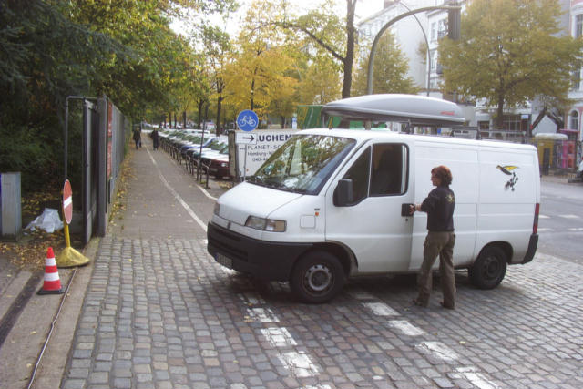 Karolinenstraße im Oktober 2004