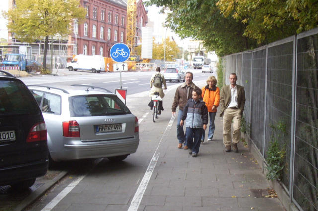 Karolinenstraße im Oktober 2004